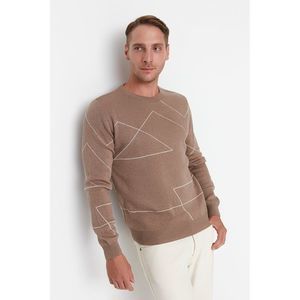 NWT Trendyol Men Slim fit Crew neck Woven Sweater